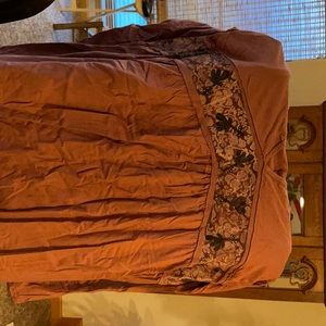 Bluefish cream maroon long sleeve shirt tunic